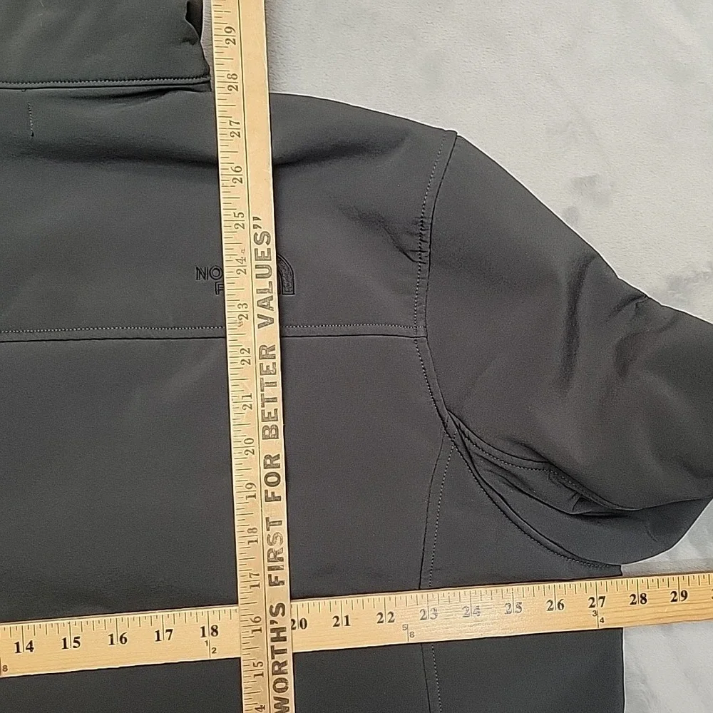 The North Face Jacket Men XXL Gray Windwall Softshell Full Zip Fleece